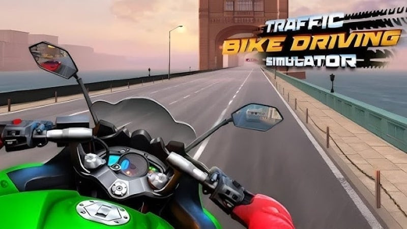 alt="Hình ảnh game Traffic Bike Rush Driving City với giao diện bắt mắt"