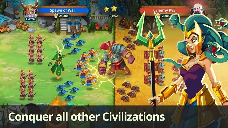 alt="Hình ảnh minh họa chế độ PvP trong Game of Nations: Epic Discord MOD APK"