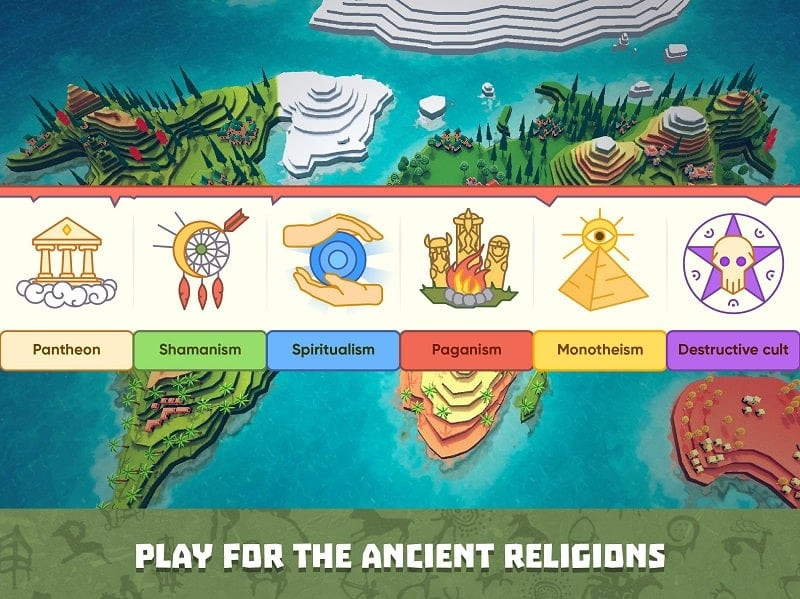 alt=Religion Inc. God Simulator mod apk - Xây dựng và phát triển tôn giáo của riêng bạn