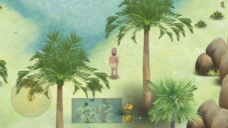 alt="Trồng trọt trong game Marooned"