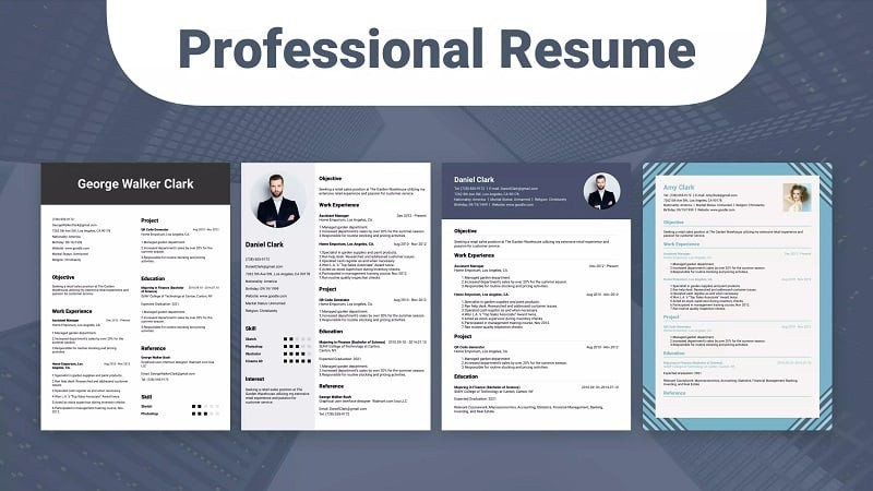 Ảnh chụp màn hình ứng dụng Resume Builder & CV Maker