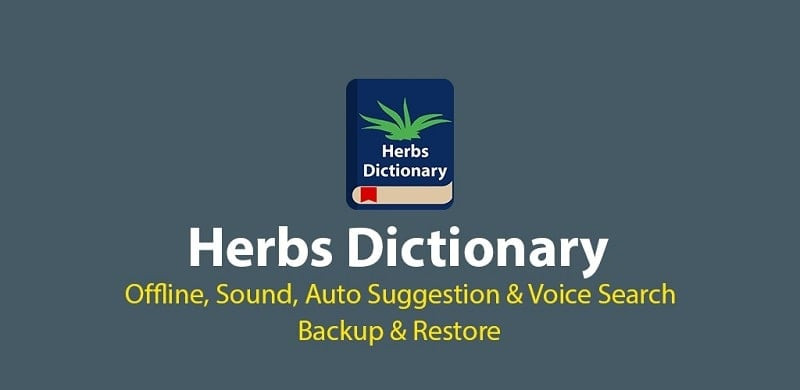 Ảnh minh họa giao diện ứng dụng Herbs Dictionary Pro