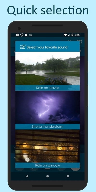 Relax Rain MOD APK features