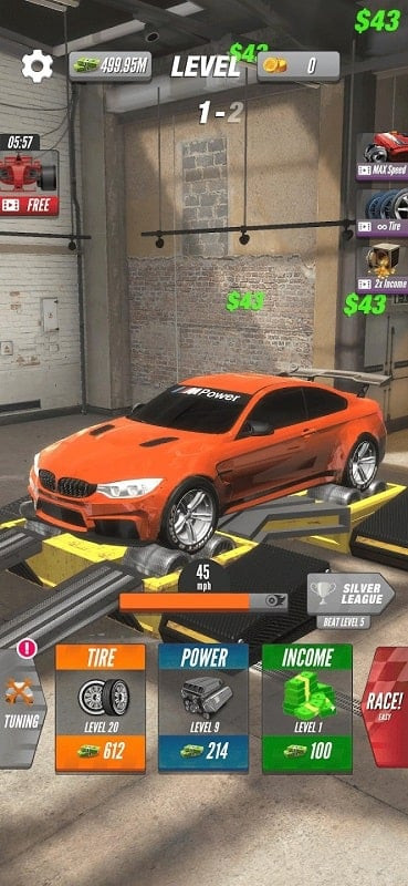 Dyno 2 Race car screenshot