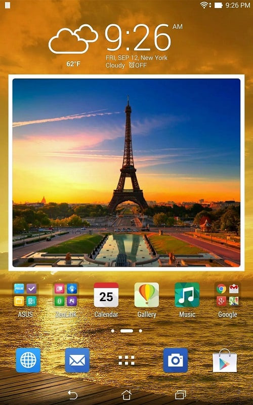 Customized widget created with Animated Photo Widget+