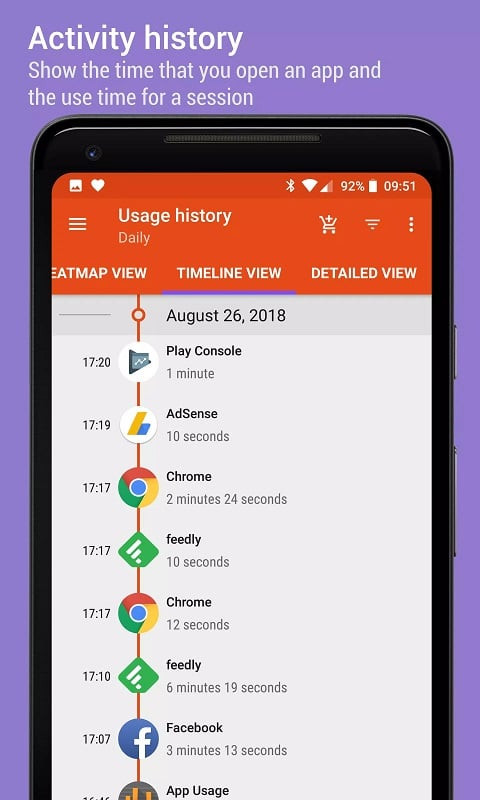 App Usage MOD APK screenshot