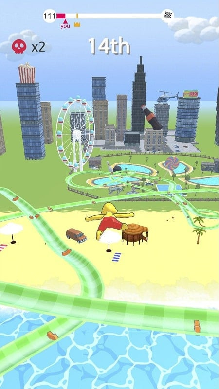 Aquapark.io Gameplay Screenshot