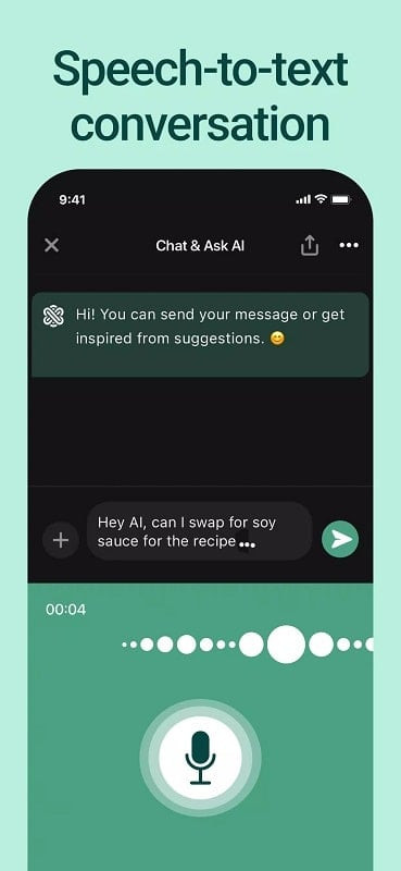 Ask AI app assisting with learning