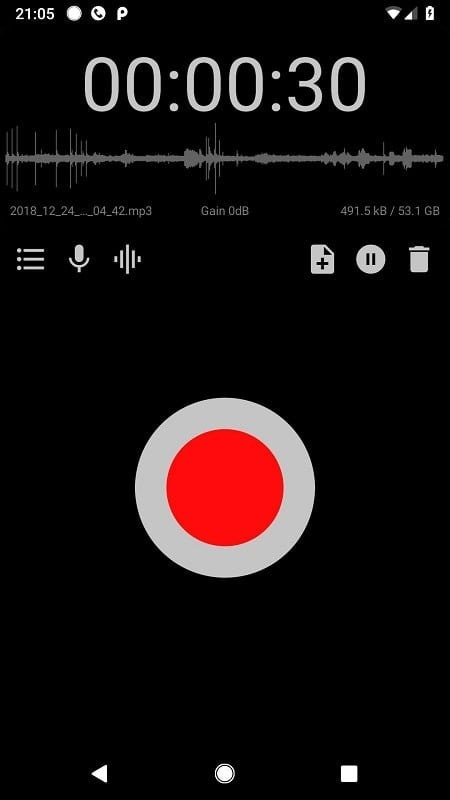 ASR Voice Recorder MOD APK features