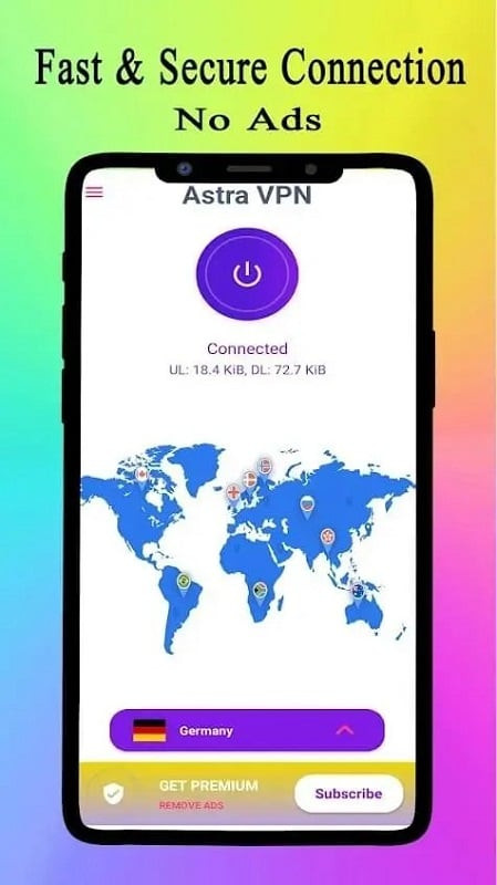 Astra VPN - Supports multiple network types