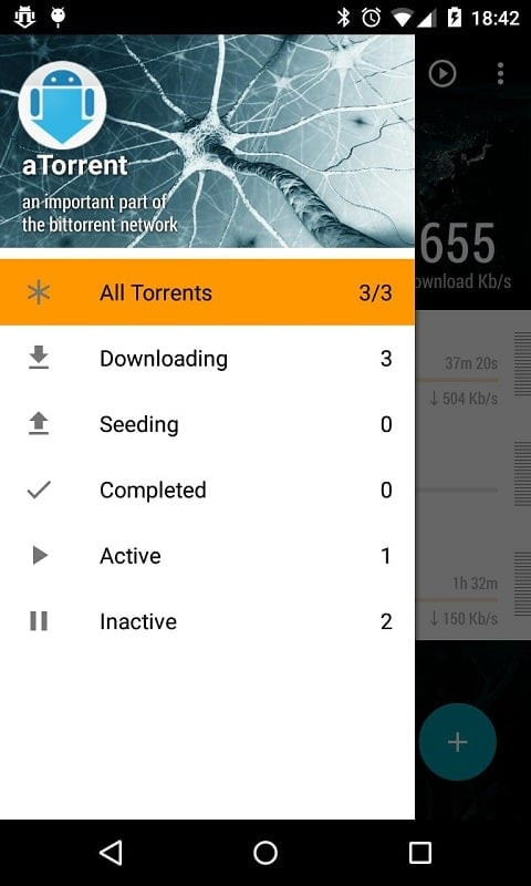 aTorrent MOD APK for Android