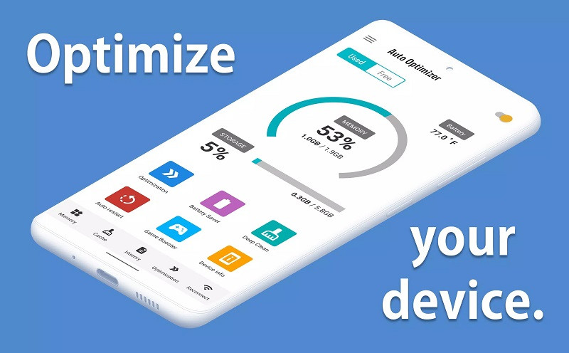 Auto Optimizer mod APK screenshot