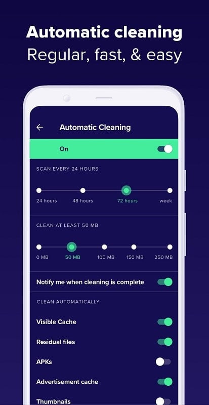 Avast Cleanup MOD APK managing device storage