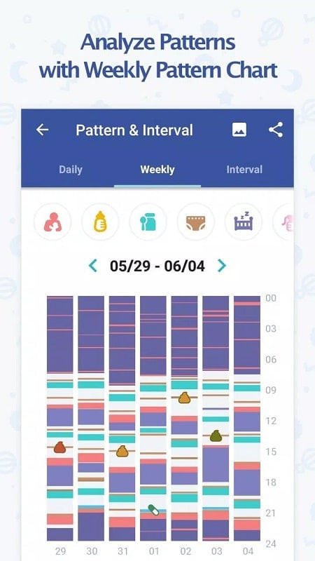 BabyTime app showing free features