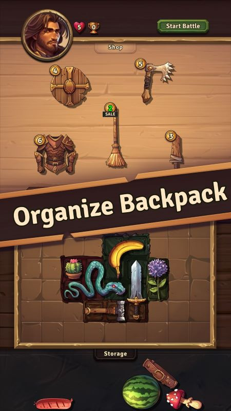 Backpack Brawl MOD APK Gameplay