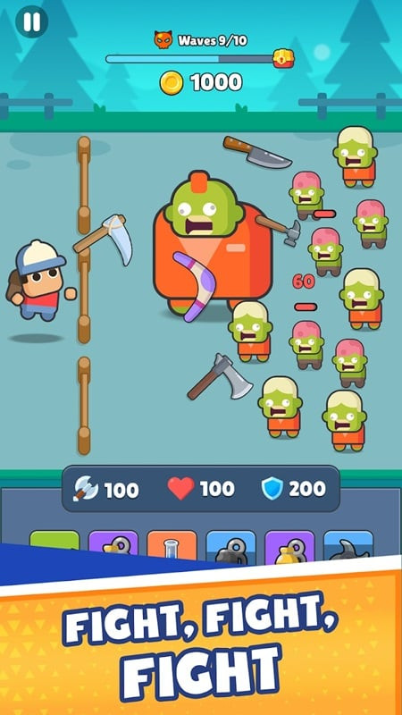 Backpack Hero MOD APK screenshot showing God Mode