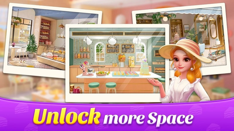 Bakery Shop Makeover Match-3 Puzzle Screenshot