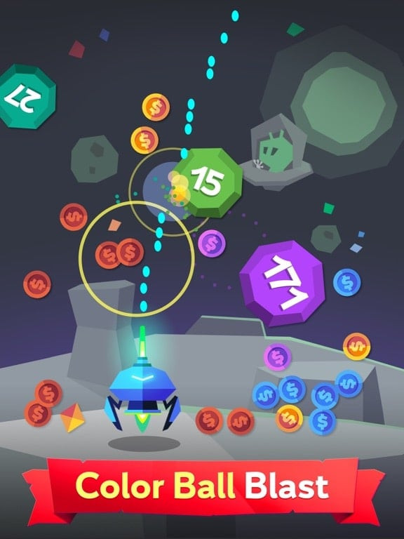 Ball Blast MOD APK features screenshot