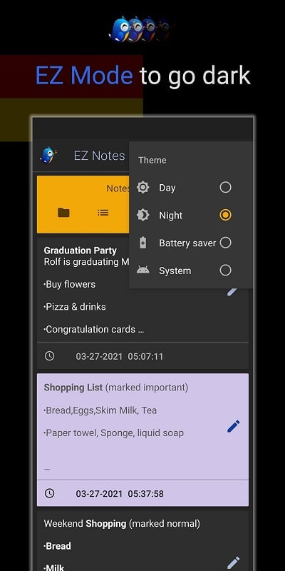 Bảo mật an toàn với EZ Notes Mod APK Free