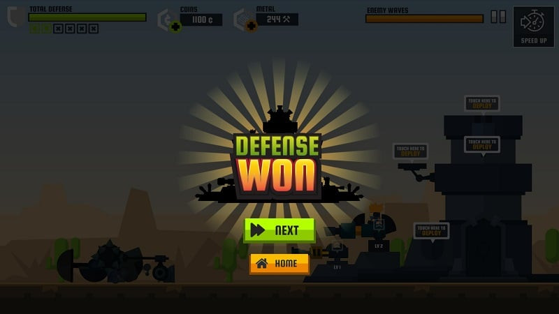 Base Defense MOD APK enemy units screenshot