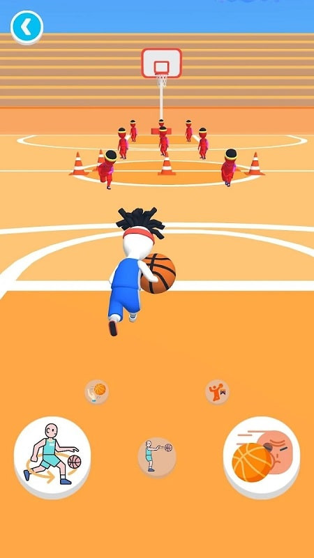 Basket Attack MOD APK dunk screenshot