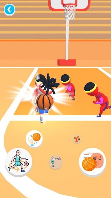 Basket Attack MOD APK uniform customization screenshot