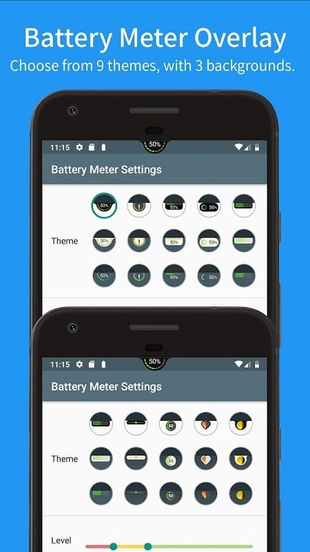 Customizing the Battery Meter Overlay