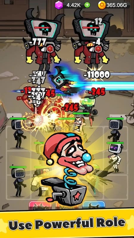 Battle Warriors MOD APK gameplay screenshot