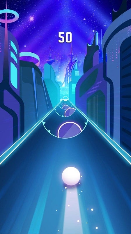 Beat Roller MOD APK - Ball Rolling Through Obstacles