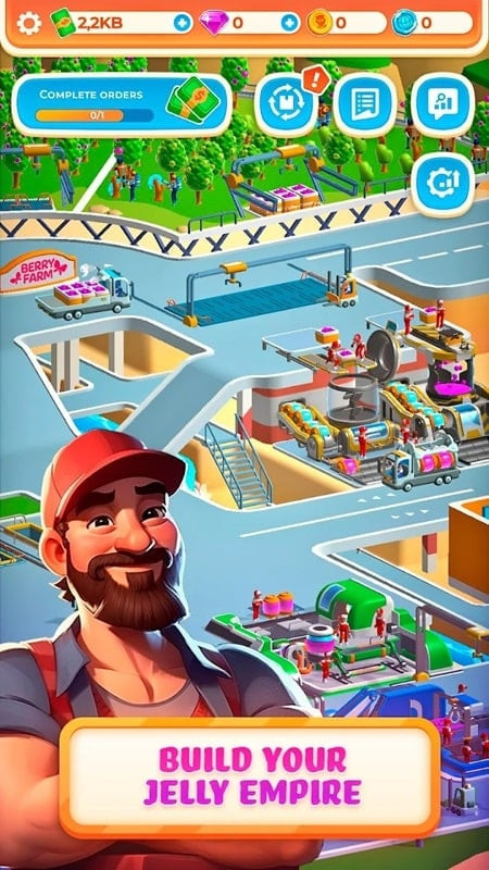 Berry Factory Tycoon Factory Screenshot