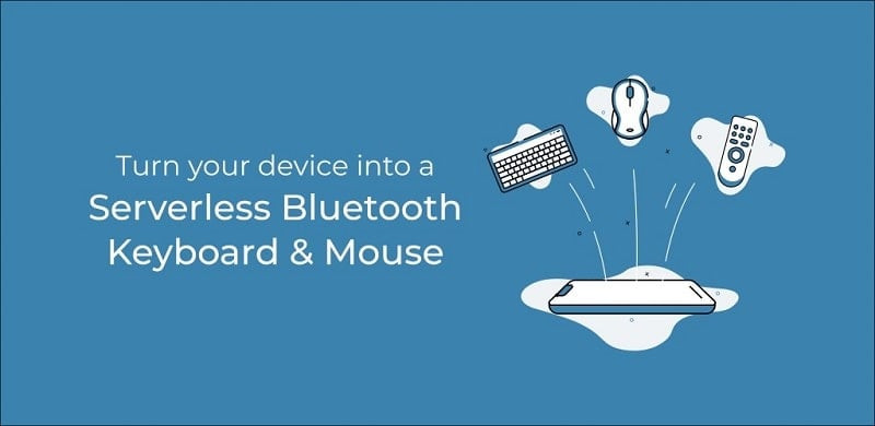 Biến điện thoại thành bàn phím và chuột Bluetooth