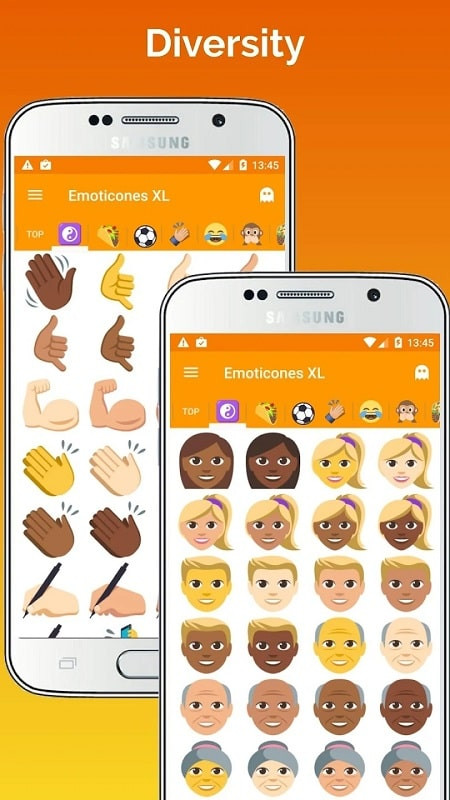 User-friendly interface of Big Emoji Stickers