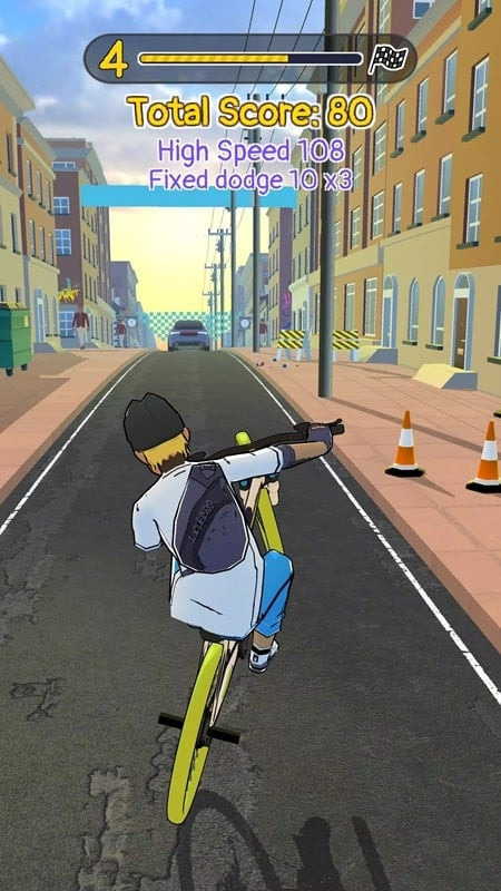 Bike Life gameplay screenshot featuring the bike on the road