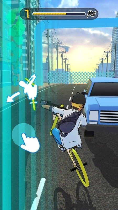 Bike Life APK screenshot showcasing gameplay