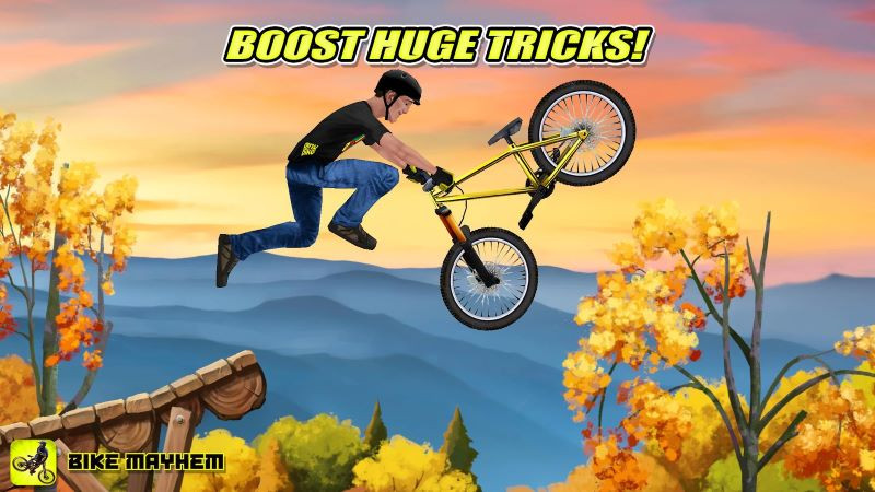 Bike Mayhem Free crash sequence