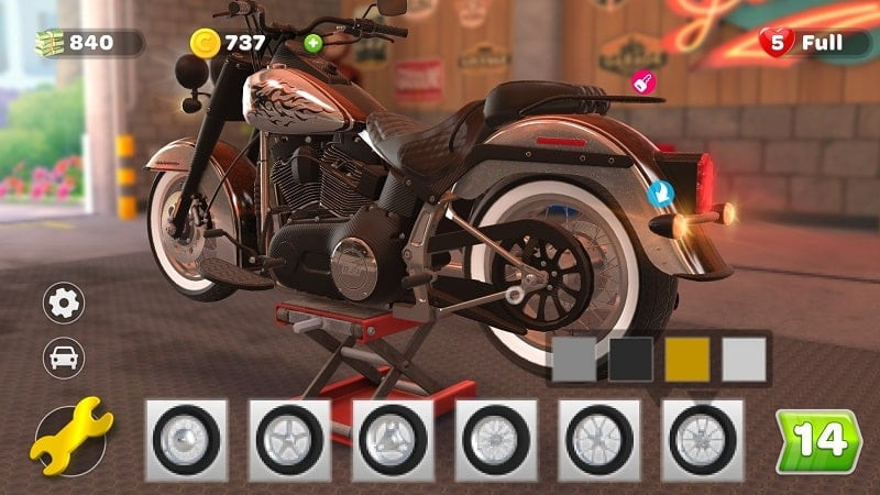 Bike Mechanic MOD APK gameplay screenshot