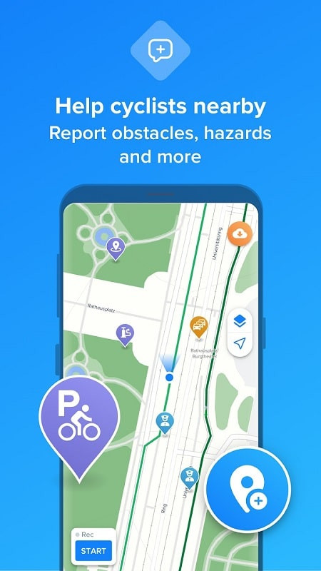 Bikemap MOD APK map customization