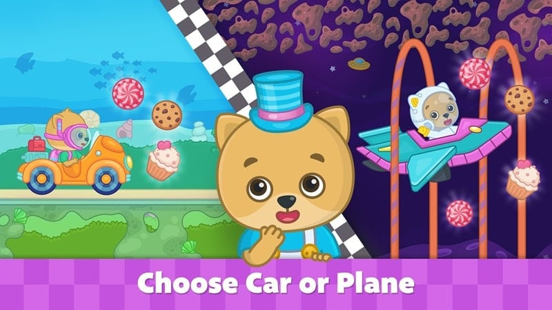 Bimi Boo Car Games for Kids mod apk