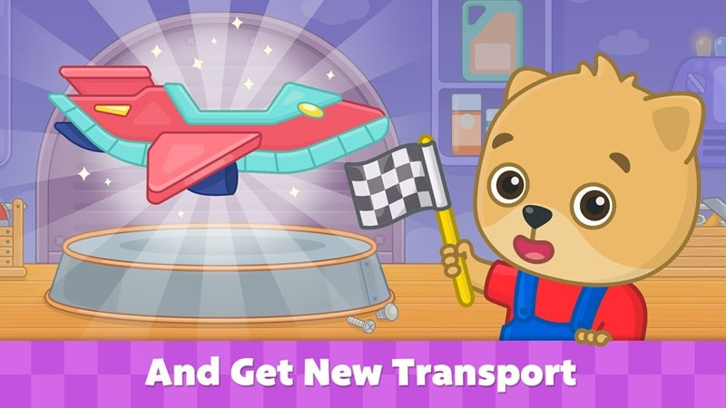 Bimi Boo Car Games for Kids MOD APK level selection