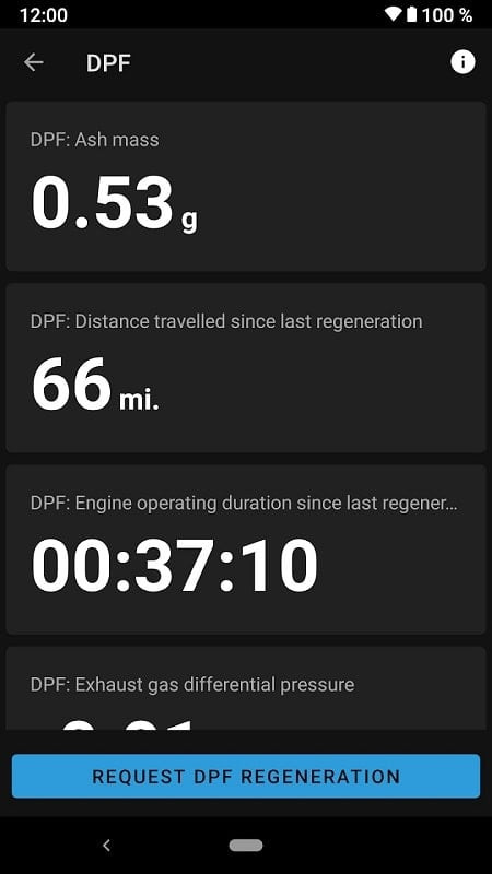 BimmerLink DPF regeneration