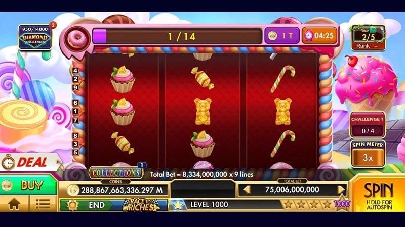 Black Diamond Casino Slots MOD APK Spinning Wheel