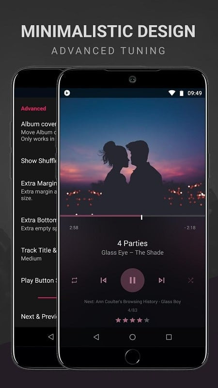 BlackPlayer EX Music Player MOD Features