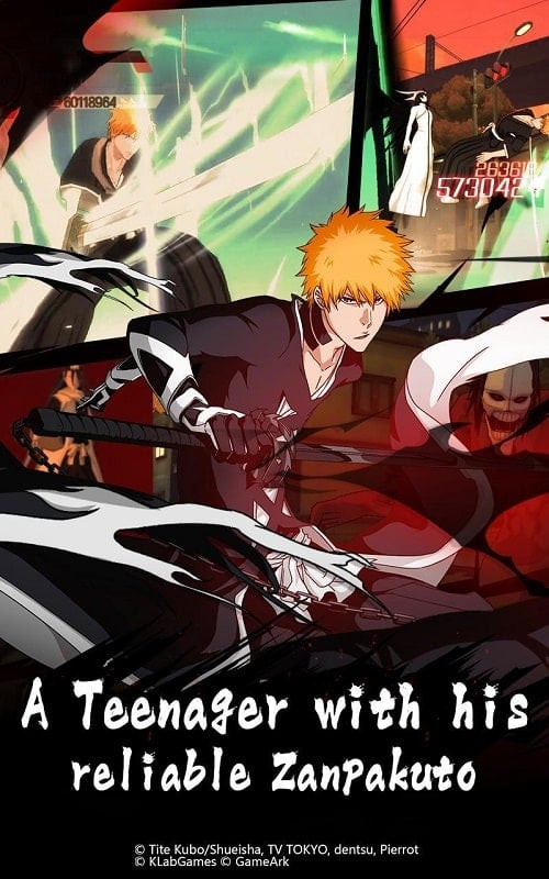 Combat action in BLEACH Mobile 3D MOD APK