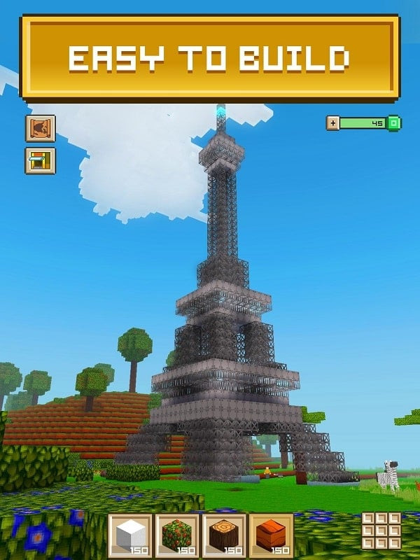 Block Craft 3D mod apk gameplay screenshot