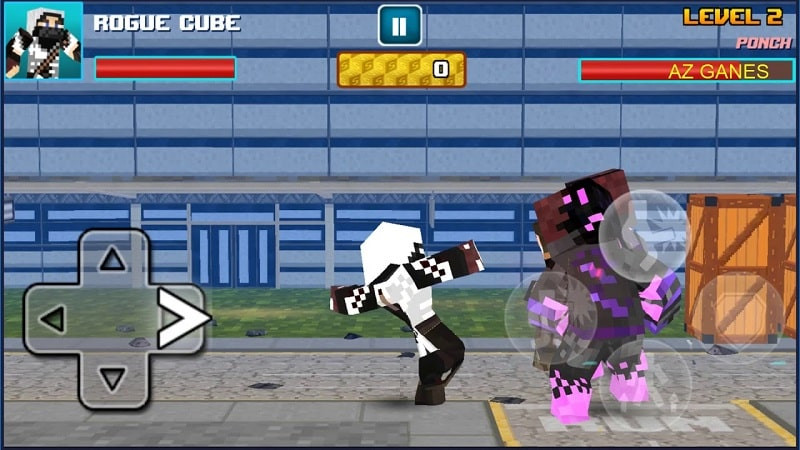 Block Mortal Survival Battle boss battle screenshot