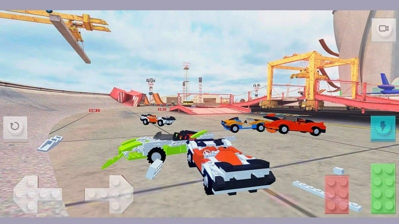 Block Toy Wars Racing 2 Gameplay with Obstacles