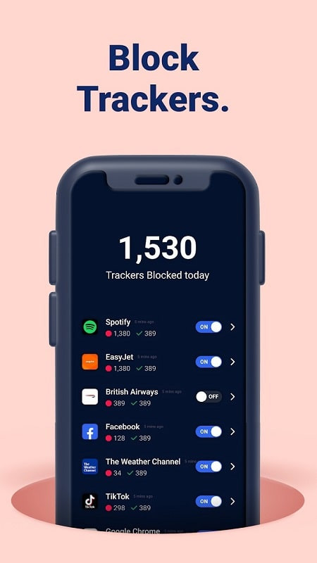 BLOKK: Stop Tracking Me MOD APK Screenshot