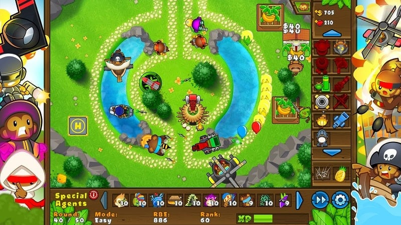 Bloons TD 5 MOD APK Features