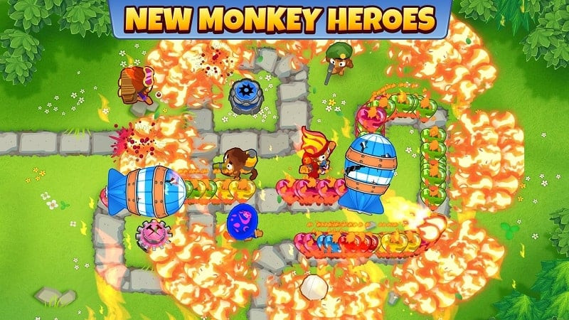 Bloons TD 6 Mod Map Screenshot