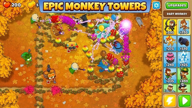 Bloons TD 6 Mod Gameplay Screenshot